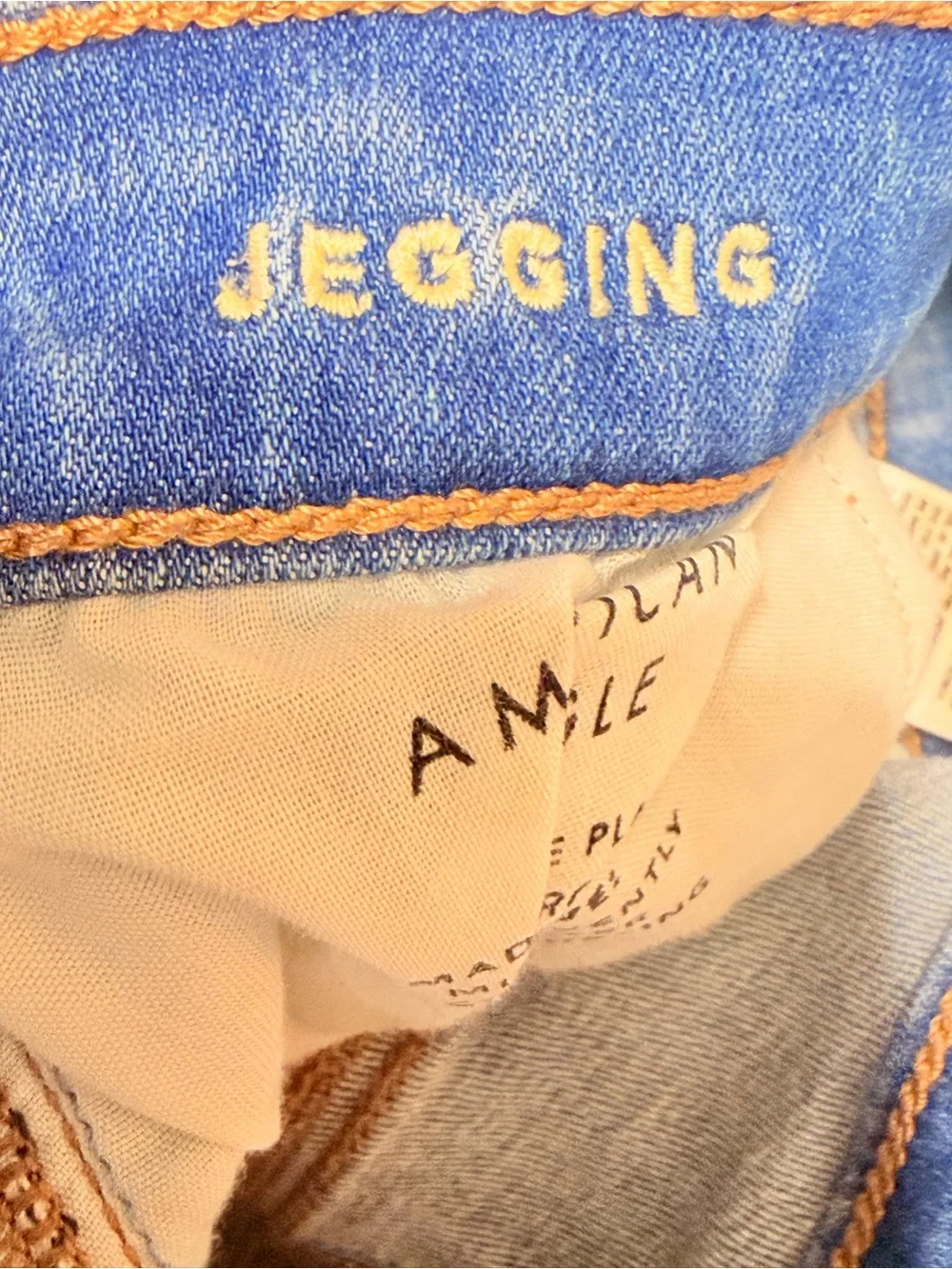 American Eagle Outfitters Light Blue Distressed Jeggings Jeans Sz 6 short